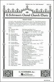 Hallelujah, Amen SATB choral sheet music cover Thumbnail